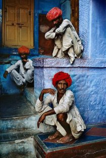 Men on steps, Jodhpur